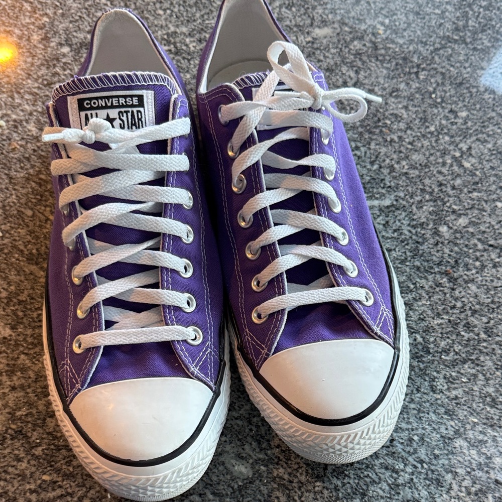 Converse All Star Violet Canvas Shoes